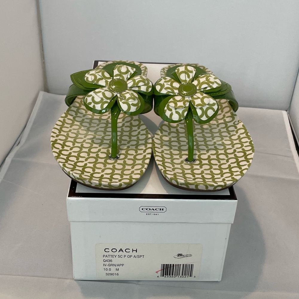 Coach Pattey Thong Sandal